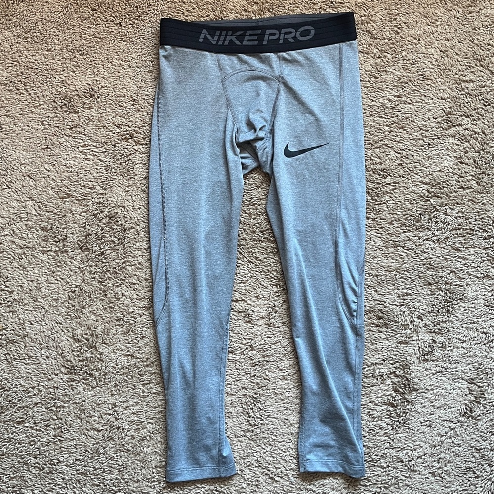 Mens Nike Pro Dri-Fit 3/4 Compression Pants Small Mens Nike Leggings